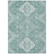 Homeroots 10' X 14' Aqua Teal Blue And Ivory Medallion Washable Indoor Outdoor Area Rug 589031 - alternate 9