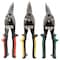 Vulcan Aviation Snips Set, 10-1/8 in OAL, Left/Right/Straight Cut, Carbon Steel Blade, Cushion Grip Handle NTS03 - alternate 1