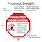 Signmission Absolutely No Soliciting No Politi, 10 Inch X 10 Inch, Aluminum Metal Signs OC-A-10-18 - alternate 6