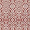 Homeroots 9' X 12' Red And Ivory Damask Washable Indoor Outdoor Area Rug 595191 - alternate 8