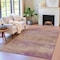 Homeroots 8' X 10' Merlot Beige And Blush Abstract Washable Indoor Outdoor Area Rug 630840 - alternate 7