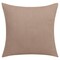 Homeroots 24" Brown Cotton Throw Pillow With Buttons 535250 - alternate 3