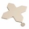 Apollo Tile Seville 5 x 5 in. Matte Ecru Taupe Porcelain Cross Wall and Floor Tile 5.31 sq ft/case, 34PK TNG88CRTPEA - alternate 7