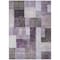 Homeroots 5' X 8' Eggplant Black And Lavender Geometric Washable Indoor Outdoor Area Rug 605856 - alternate 9