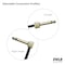 Pyle Pyle Pro-Audio Pedal Board Patch Cables - DIY Custom Wire Kit, Right-Angle Low Profile 1/4 in Connectors PSCBLKIT22 - alternate 9