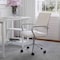 Martha Stewart Piper Upholstered Office Chair in White/Polished Nickel CH-220921-2-WH-MS - alternate 10