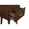 Homeroots 18" Brown Solid Manufactured Wood End Table With Drawer 524167 - alternate 7