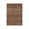 Homeroots 5' X 8' Orange Copper And Brown Floral Washable Indoor Outdoor Area Rug 588907 - alternate 9