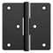 National Hardware Modern Square Gate Hinge, Steel, Black, Tapping Screws Mounting N166-024 - alternate 4