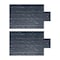 Mytee Products 2PK Lightweight 15oz Black Lumber Tarp 24x27 FT w/ D-Rings & 8ft Drop Flatbed, 2PK SLLT-DRINGx2 - alternate 8