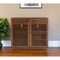 Homeroots 42in Walnut Wood Accent Cabinet With Three Shelves And Two Drawers 396329 - alternate 4