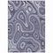 Homeroots 5' X 8' Plum And Ivory Geometric Washable Indoor Outdoor Area Rug 631396 - alternate 7