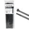 Kable Kontrol Metal Pawl Cable Ties, 14 in L, 4.07 in Max Bundle Dia., Black, Nylon 6-6 + Stainless Steel, 100 PK ctmp-14-50-100-bk - alternate 1