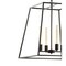 Jonathan Y Hutson 4-Light 21" Iron Modern Angled LED Chandelier, Black JYL9534A - alternate 10