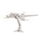 Homeroots 11" Nickel Metal Hand Painted Model Airplane Tabletop Sculpture 364195 - alternate 9