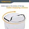 Powertec 13 in Planer Blades 3PK and 30 Micron Filter Dust Collector Bag with 4 in Key Hose Clamp 12842N - alternate 8