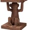 Bali & Pari Miyoco Monkey End Table - Handwoven Rattan Sculptural Accent Side Table with Platform Base 270-14843-ZORO - alternate 7