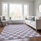 Homeroots 10' X 14' Lavender And Ivory Polka Dot Washable Indoor Outdoor Area Rug 614916 - alternate 9