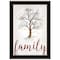 Homeroots Family Tree 2 Black Framed Print Wall Art 405224 - alternate 1