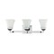 Jonathan Y Staunton 24" 3-Light Farmhouse Cottage Metal LED Vanity Light with Frosted Glass Shades, Chrome JYL7524B - alternate 15