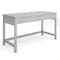 Martha Stewart Hutton Shaker Style Home Office 3 Drawer Desk in Gray w/Brushed Nickel Hardware ZG-ZP-20-GY-MS - alternate 1