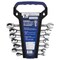 Vulcan Wrench Set, 7-Piece, Chrome Vanadium Steel, Mirror Polish, Silver, Specifications: Metric PG7M - alternate 3