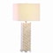 Jonathan Y Daniel 30.5 in. Seashell/Crystal LED Table Lamp, Cream JYL1048A - alternate 1