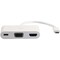 C2G USB C TO HDMI AND VGA ADAPTER CONVERTER WITH POWER DELIVERY - WHITE - USB TO 26885 - alternate 2