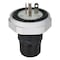 Leviton Straight Blade Plug, 20 A, Black LNR80-3E - alternate 1