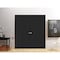 Vdomdoors Sliding Closet Double Bi-fold Doors 96 x 80 inches, Mela 7001 Painted Black, Sturdy Tracks Moldings MELA7001DBF-TCF-96 x 80 (4* 24x80) - alternate 4