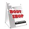 Signmission Body Shop Free Estimates, 24 Inch x 18 Inch A-frame Yard Sign, Plastic Sign SBC-1824-Body Shop Free Estimates - alternate 1
