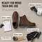 Handpoint Mens 6 in Soft Toe Work Boots-EH Safety Boots with KEVLAR Puncture Resistant Midsole, Brown, 13 80N01BN-EE-13 - alternate 9