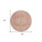 Homeroots 8' Coral And Pink Round Oriental Washable Indoor Outdoor Area Rug 603805 - alternate 8