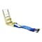 Mytee Products 4in x 30ft Ratchet Straps w/ flat hook, WLL 5,400 Trailer Tie Down - Blue, 4PK RS430Bx4 - alternate 7