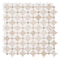 Andova Tiles Martha Galley Beige Floral Marble Look Polished Natural Stone Wall & Floor Mosaic Tile ANDMART467 - alternate 7