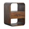 Homeroots 22" Brown Solid Wood One Drawer Nightstand 651723 - alternate 9