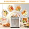 Simple Deluxe Toaster 2-slice, Defrost, Bagel, Cancel setting with LED Red lighting, 1-6 level Browning120V, 60Hz HKTOST2WHTV2 - alternate 5