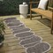 Jonathan Y Jasper Modern Rustic Abstract Light Brown/Beige 2 ft. x 8 ft. Indoor/Outdoor Shaped Runner Rug SHP101D-28 - alternate 1