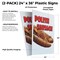 Signmission Polish Sausage, Plastic Signs Only 24 Inch x 36 Inch, Corrugated Plastic, 2PK CSB-2436-2PACK-Polish Sausage - alternate 2