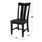 Whitewood Industries Chairs, Wood Back, 40 W 23.2 H C75-13P - alternate 8