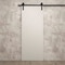Sartodoors Modern Barn Door 28 x 80 inches, Ego 5005 Painted White Oak, 6.6FT Rail Track Heavy Hardware Set ,  EGO5005BD-B-PWO-28 - alternate 6