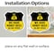 Signmission No Spray Shield Sign We Have Honey Bees, 4 inch X 4 inch, Vinyl Decal, 2PK SHI-D-2PACK-4-407 - alternate 5