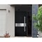 Vdomdoors Steel Door Deux 6072 Black Enamel Sidelight and Transom Window Sidelite Entry Door Painted W36+14xH DEUX6072EXD-BLK-W36+14 X H80+16-LH-I - alternate 5