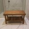 Homeroots 18" X 25" Brown Teak Rectangular Shower Bench With Shelf 549379 - alternate 4