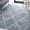 Jonathan Y Cole Minimalist Diamond Trellis Light Blue/White 4 ft. x 6 ft. Area Rug SEU102C-4 - alternate 8