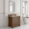 James Martin Vanities Brookfield 36" Single Vanity, Honey Oak, w/ 3 CM Siberian Silestone Top 547-V36-HNO-3SFR - alternate 9