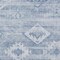Homeroots 9' X 12' Denim Blue And Sky Blue Southwestern Washable Indoor Outdoor Area Rug 588700 - alternate 9