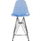 Leisuremod Cresco Acrylic Barstool - Modern ABS Plastic Counter Stool with Steel Legs & Footrest, 2PK CRBL-30TBU2 - alternate 6