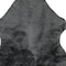 Homeroots Charcoal Plain Weave Faux Fur Solid Color Throw 480427 - alternate 5