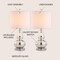 Jonathan Y Anya 20.5" Mini Glass Table Lamp, Silver, 2PK JYL1028C-SET2 - alternate 7